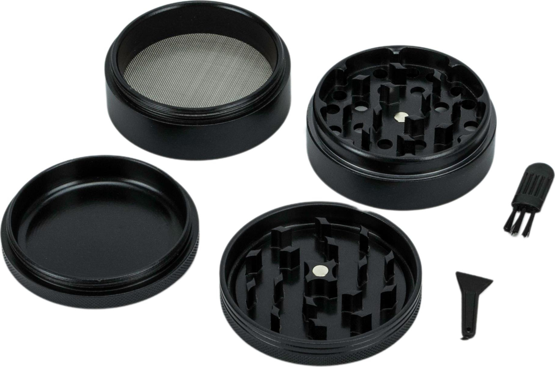 Pfeifenkassette neutral grau/transparenter Stülpdeckel 12er 6042