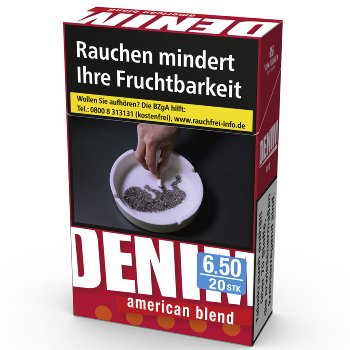 Denim Zigaretten Red (10x20)
