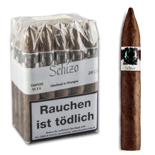 SCHIZO Torpedo 6x52 20 Zigarren 42468