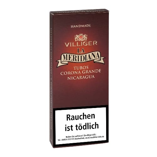 La Meridiana Corona Grande Tubos 3 Zigarren 61241