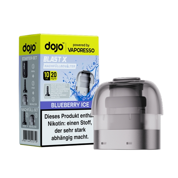 E-Liquidpod DOJO Blast X Refill Blueberry Ice 20mg