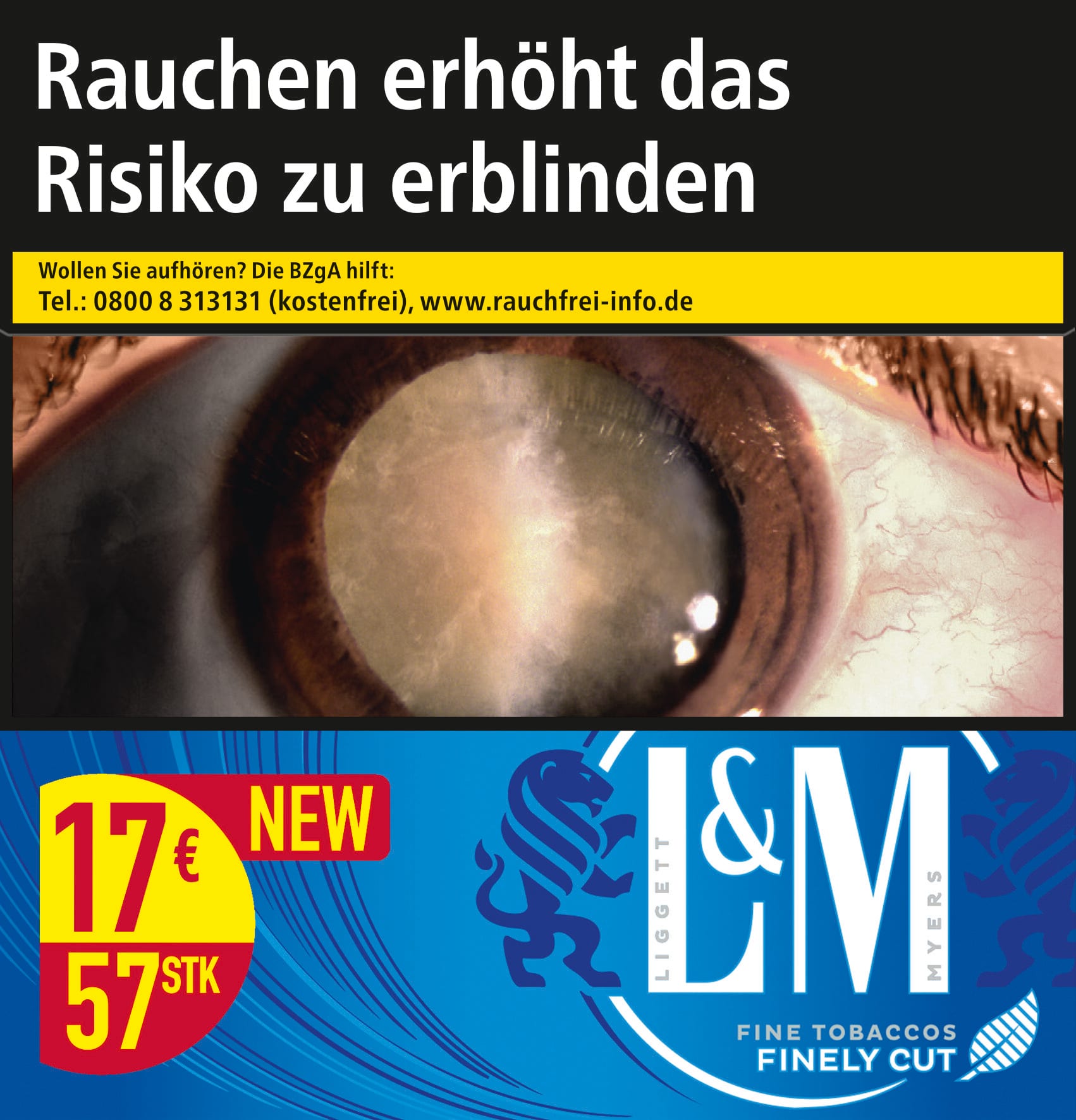 L&M Zigaretten Blue Label 21 € (3x60) SW14478