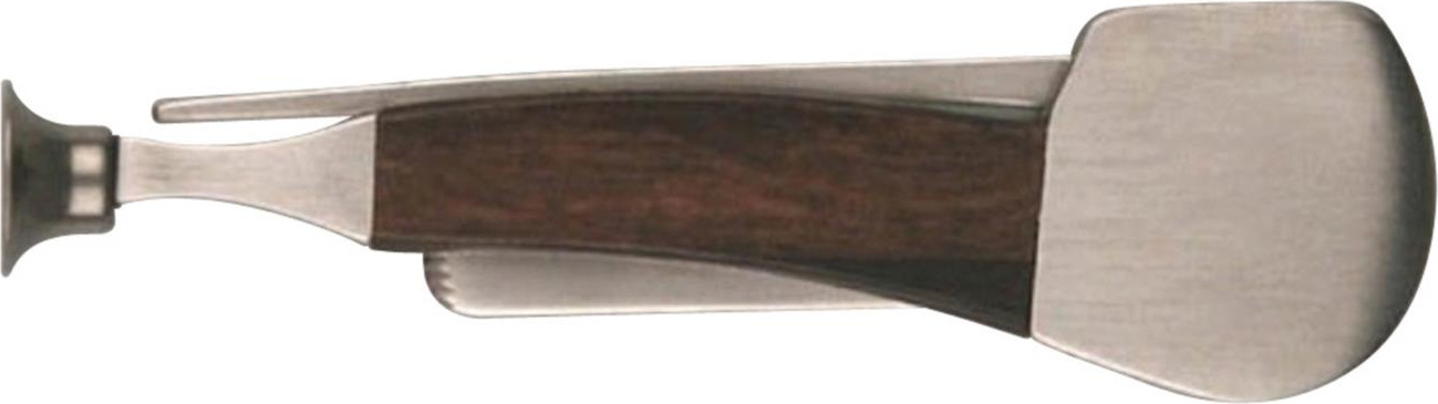 Pfeifenbesteck Pfeifenform chrom matt/Holz 491142