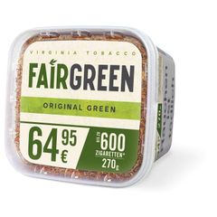 FAIRGREEN VOLUME TOBACCO 64,95 BOX 270 Gramm SW16598