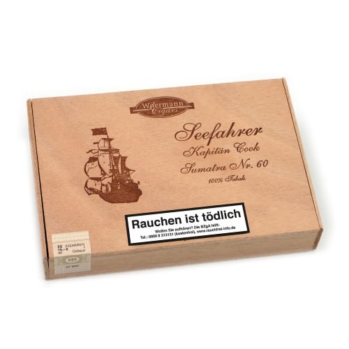 Seefahrer Kapitän Cook Nr.60 Sumatra 25 Zigarren 62582