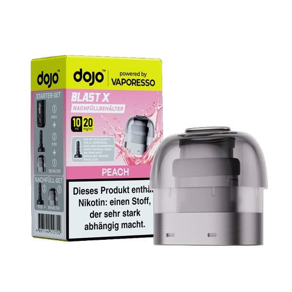 E-Liquidpod DOJO Blast X Refill Peach 20mg
