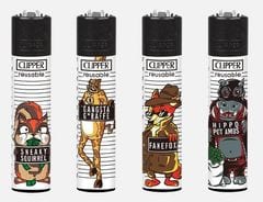 CLIPPER FEUERZEUG MOTIV - MUGSHOTS - 48 Feuerzeuge 4270