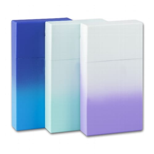 Zigarettenbox Kunststoff Slim 20er CHAMP Farbverlauf 3 Farben 17678