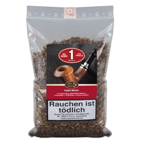 Pfeifentabak NO NAME No 1 English Mixture 250 Gramm 46975