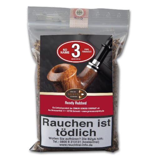 Pfeifentabak NO NAME No 3 Ready Rubbed 100 Gramm 46977