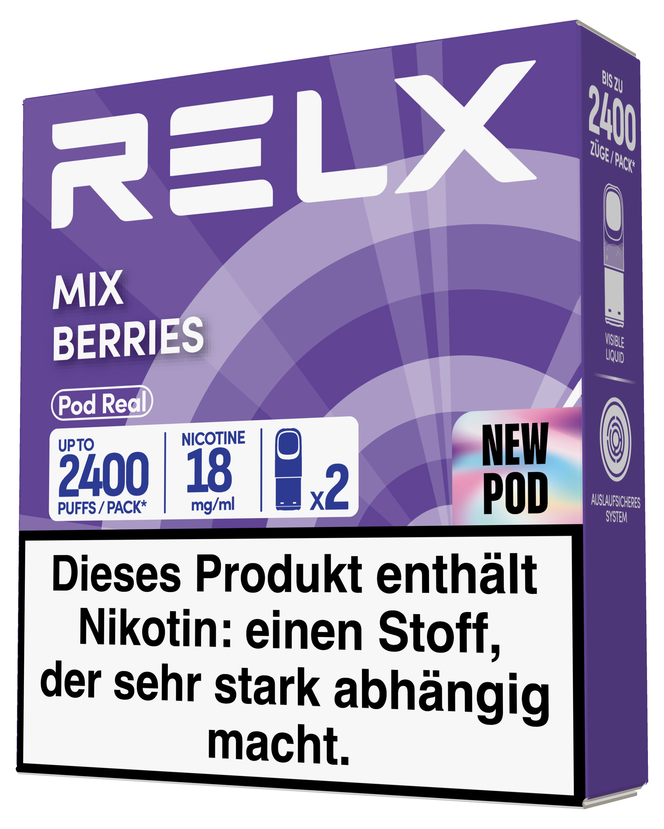 RELX Pod Real Mix Berries 18 mg/ml