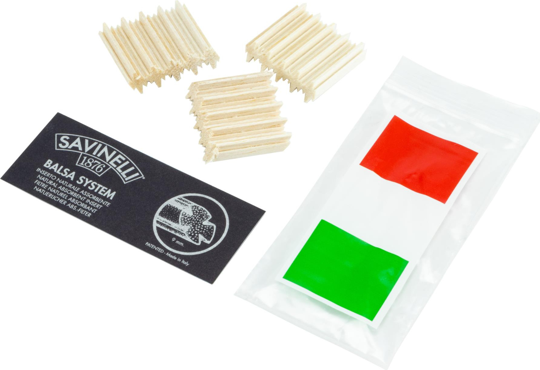 Savinelli Balsa 9 mm Filter Inhalt 15 Filter 101609