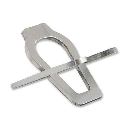 Pfeifenständer für eine Pfeife aus Chrom poliert in silber glänzend 28794