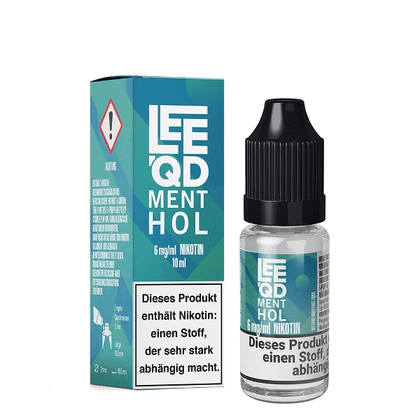 E-Liquid LEEQD Fresh Menthol 6mg 50 PG / 50 VG 17876