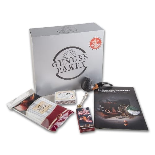 Starterset ERMURI Pfeife gebogen Genusspaket A 35473