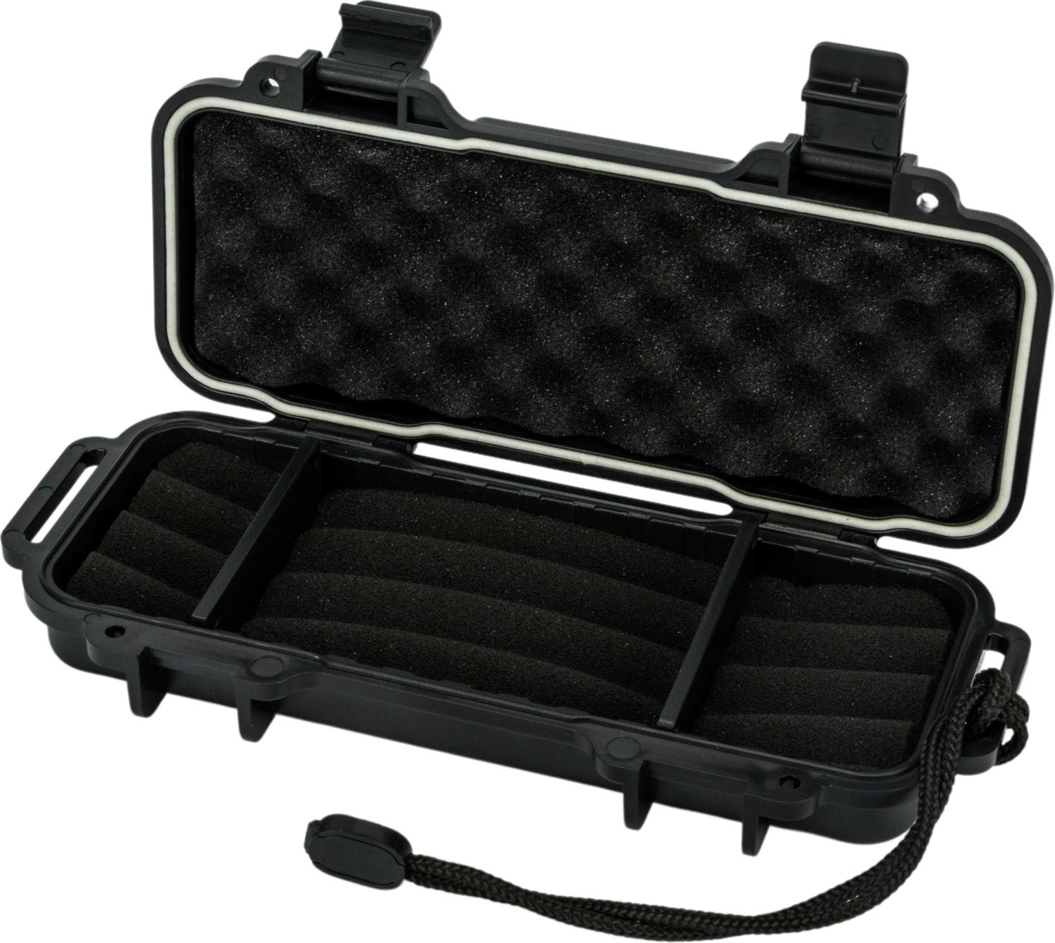 PASSATORE Cigar Case Acryl schwarz für 4-5 Zigarren 560808