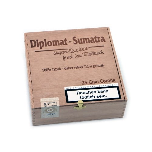 DIPLOMAT Grand Corona Sumatra 25 Zigarren 76152