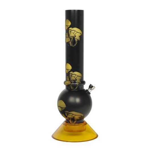 Bong Acryl Mushroom gelb 33,5 cm 53623