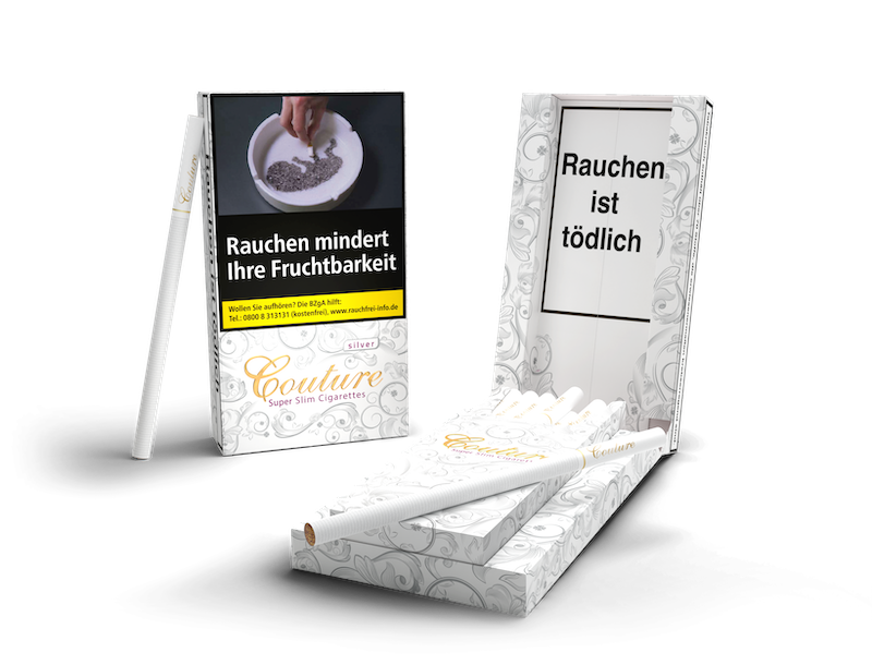 Couture SILVER Zigaretten Slim (10x20) SW12855555