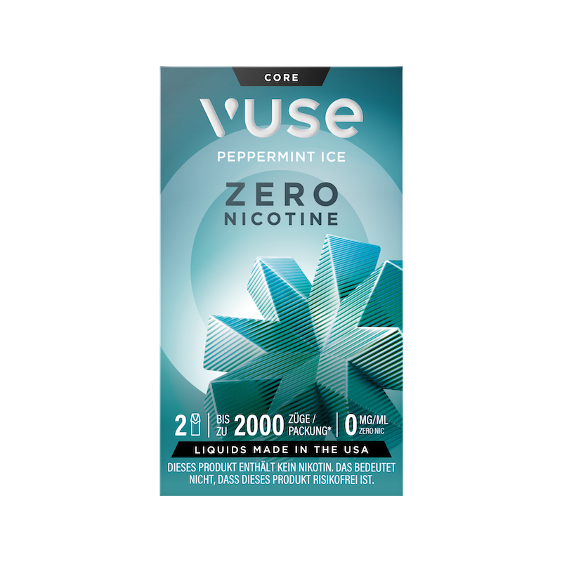 E-Kartusche Vuse Pods Peppermint ICE 0mg 2 Caps Zero Nikotin