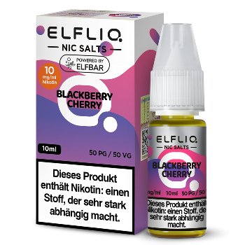 E-Liquid Nikotinsalz ELFBAR Elfliq Blackberry Cherry 10mg