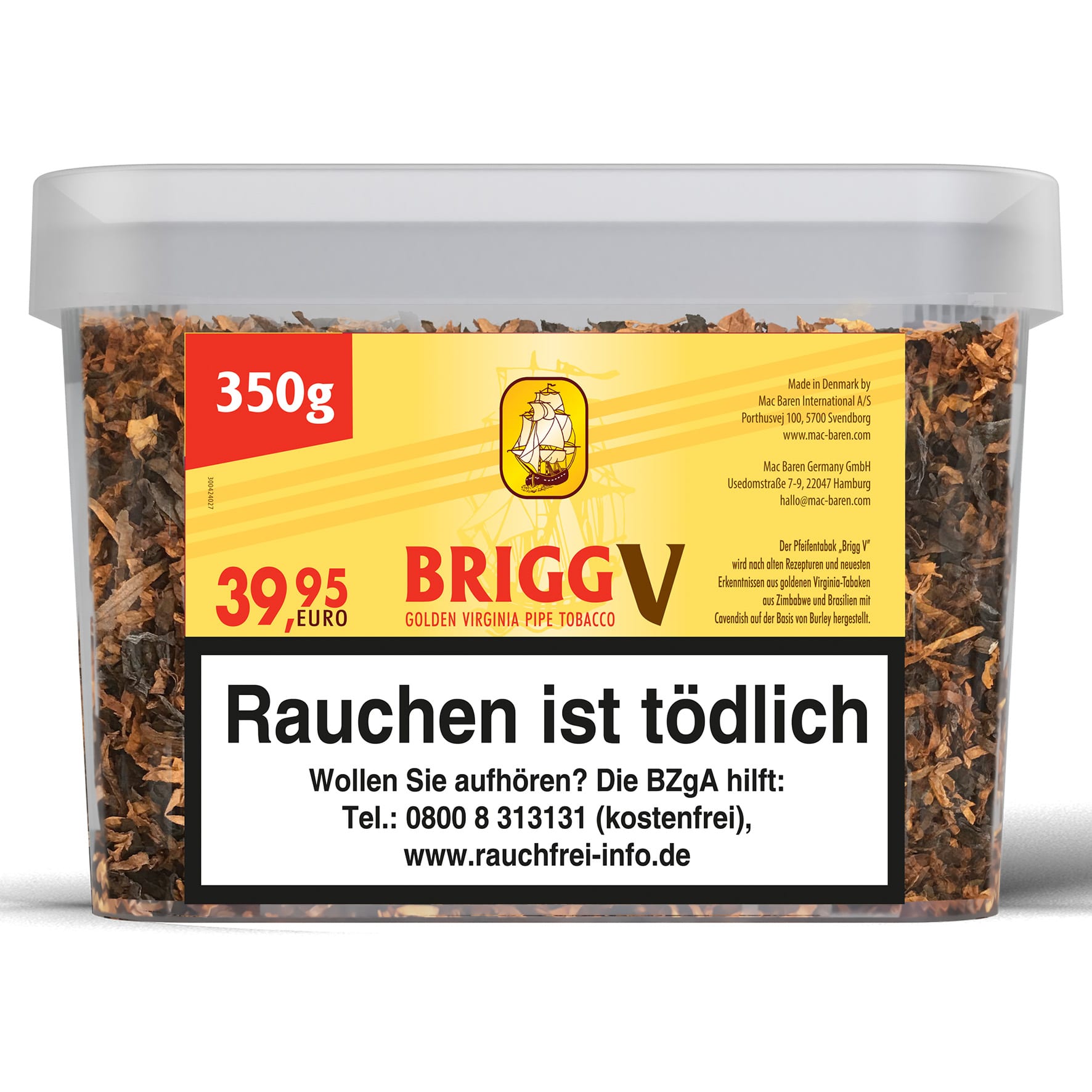 Pfeifentabak Brigg V 350 Gramm SW12391