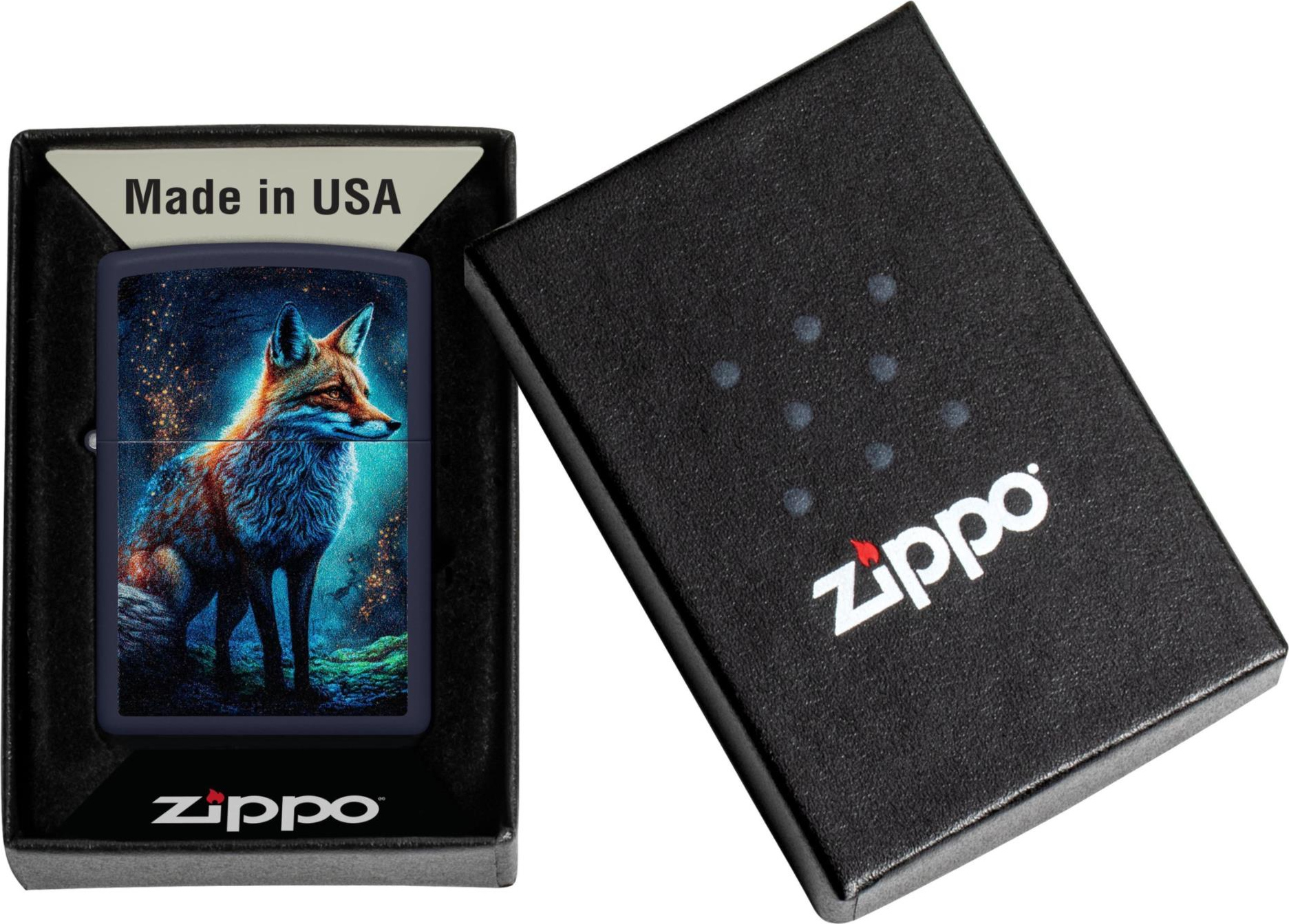 ZIPPO 540 Tumbled Chrome "Wolves" 60007392 259768