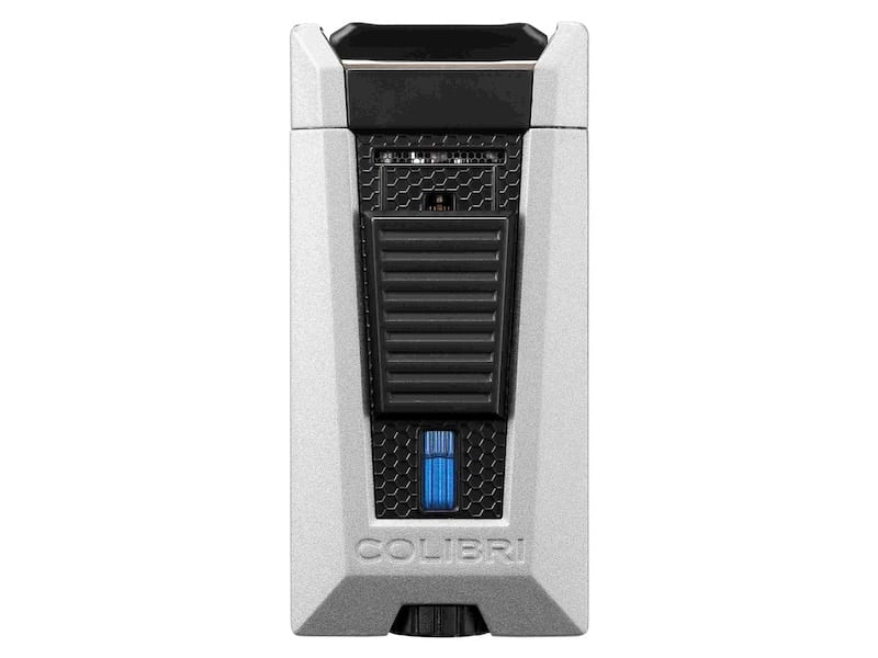 COLIBRI Zigarren-Feuerzeug"Stealth II" silber/schwarz  Laser 295346