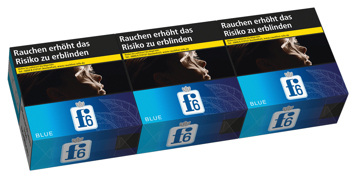 F6 Zigaretten BLUE 21 € (3x60) SW15712