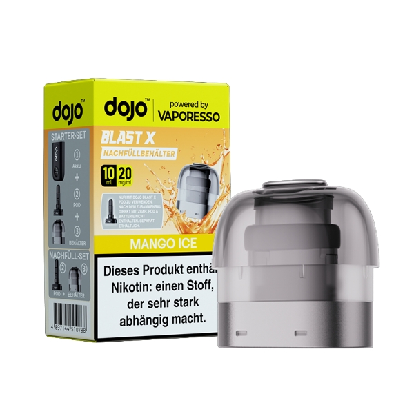 E-Liquidpod DOJO Blast X Refill Mango Ice 20mg