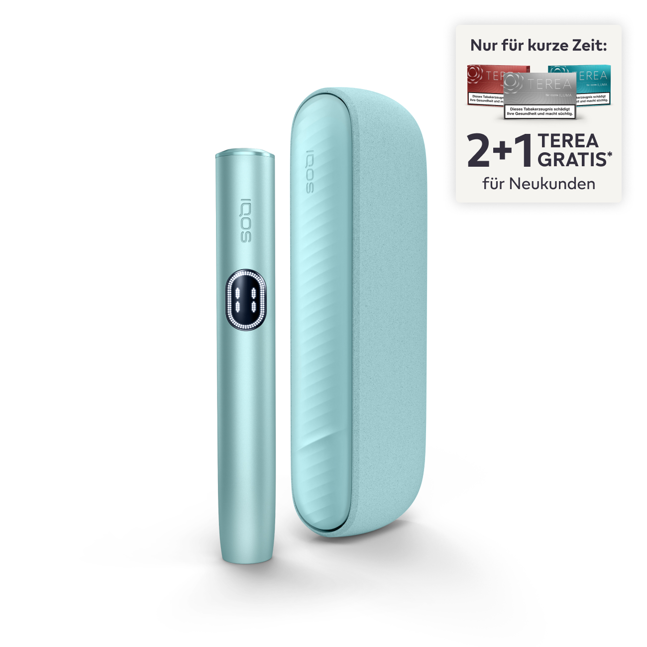 IQOS ILUMA i Breeze Blue + Gratis TEREA Sticks bei Registrierung SW16863