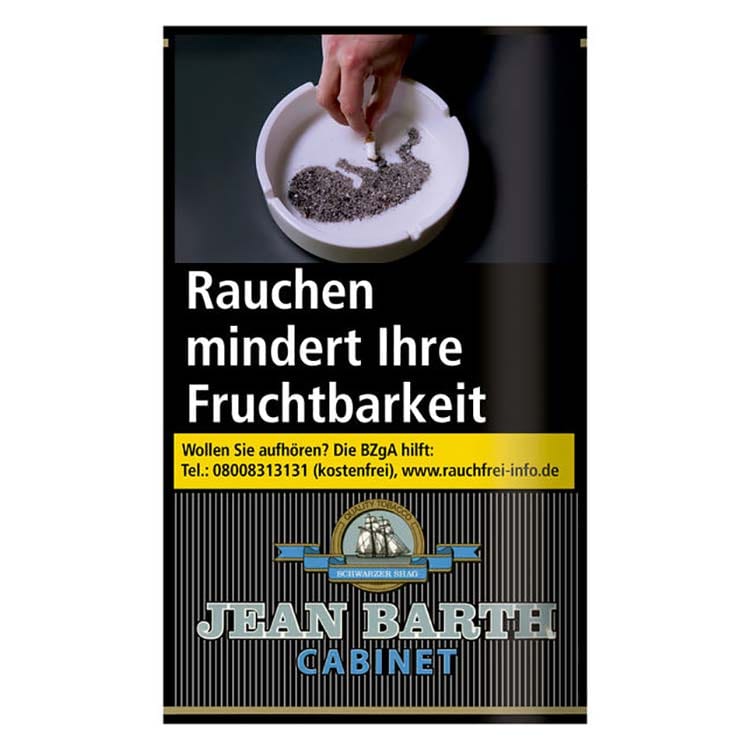 SCHWARZ Jean Barth Cabinet Zware Shag blau Zigarettentabak 35 Gramm SW12032