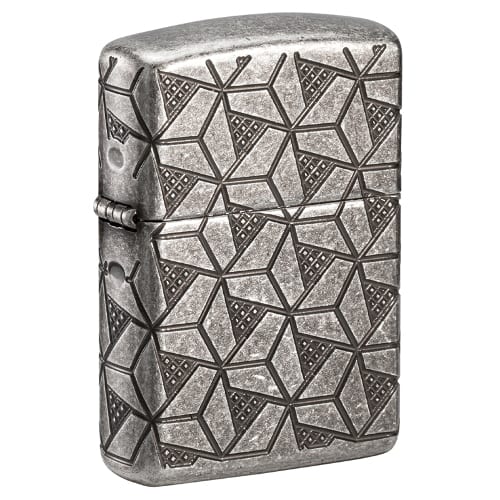 ZIPPO Street chrom Geometric Pattern Design 60006120 41817