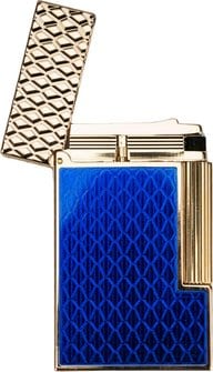 DUPONT Ligne 2 "Dragon" blau Lack/rosegold C16632 261678