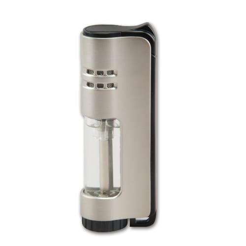 Feuerzeug Jet EUROJET chrom / matt / schwarz 91377