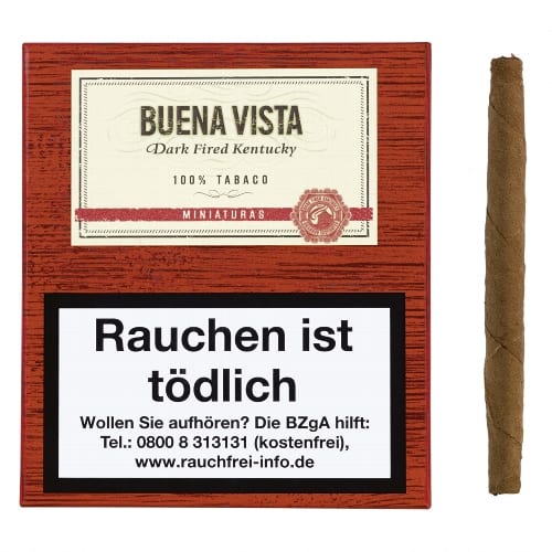 BUENA VISTA Dark Fired Kentucky Miniatur 20 Zigarillos 42320