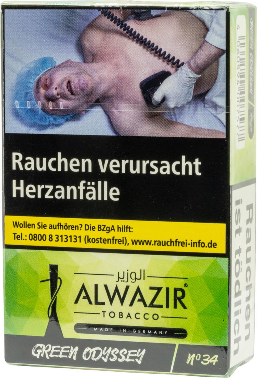 WP-Tabak Alwazir "Odyssey No. 34"  20gr.-Packung 930034