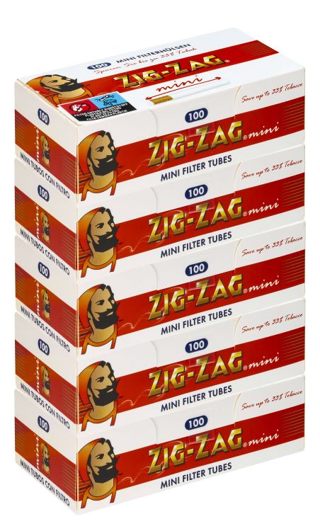 500 Stück Zig Zag Mini Zigarettenhülsen
