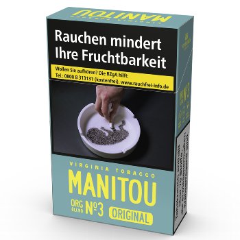 Manitou Zigaretten Org Blend No.3 ohne Zusätze (10x20)