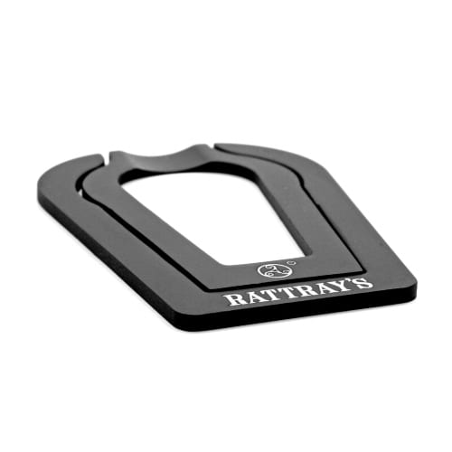 Pfeifenstaender RATTRAYS schwarz Flat Fred aus Messing 17291