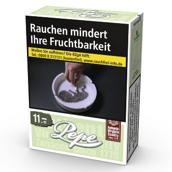 Pepe Fine Green ohne Zusätze Maxi 15,00 Euro Zigaretten