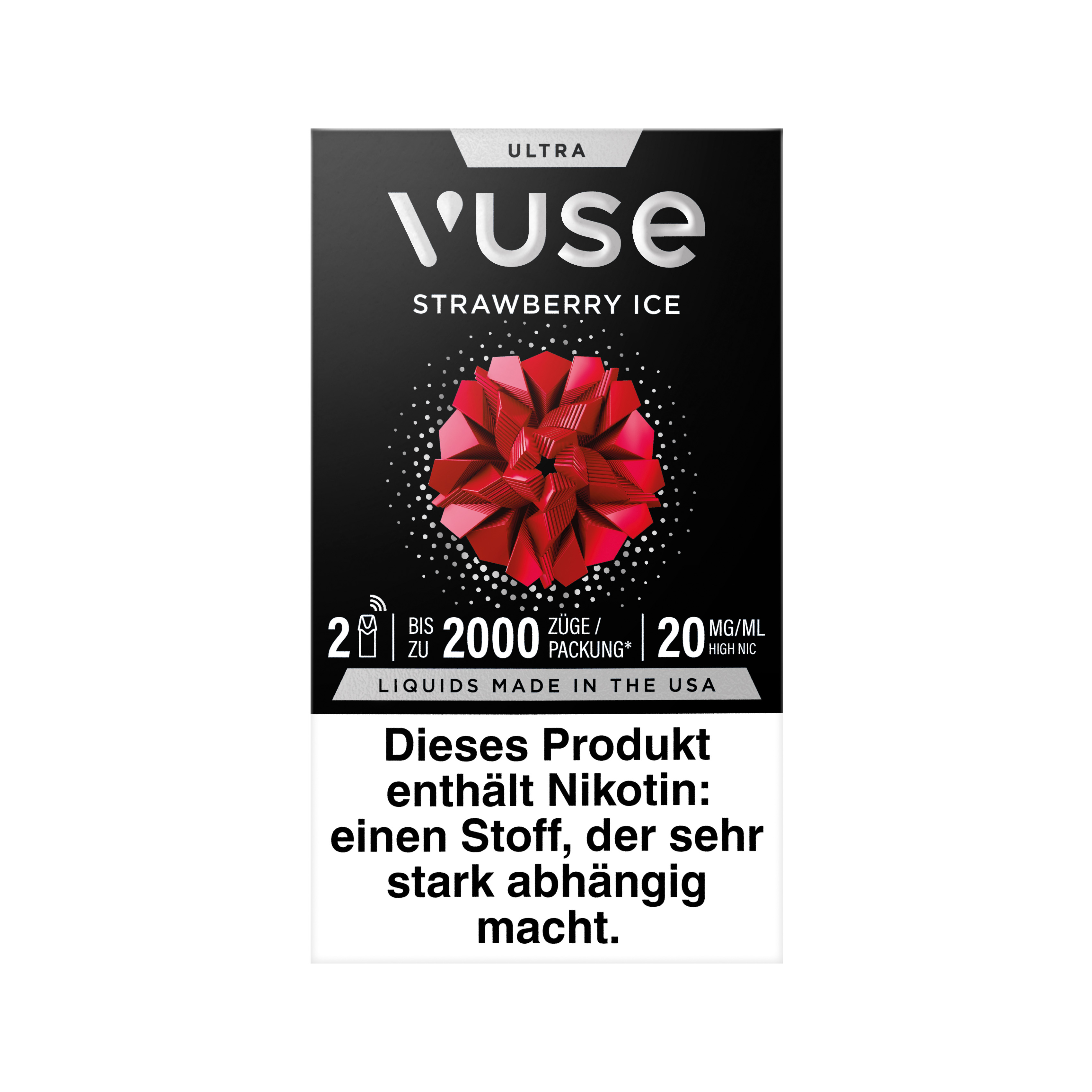 E-Kartusche VUSE ULTRA POD STRAWBERRY ICE 20mg 4575