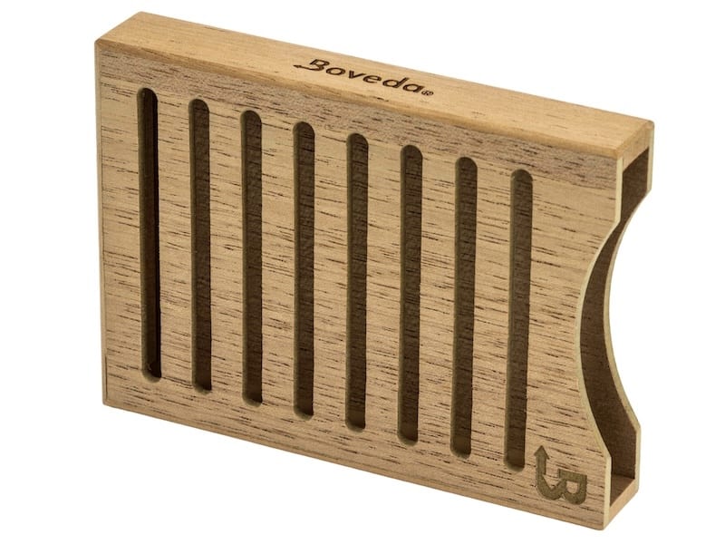 Zedernholz-Halterung fuer 2 Boveda Humidipak groß uebereinande 595409