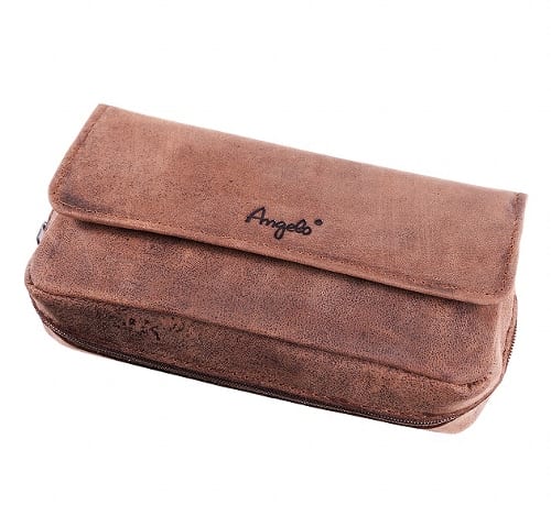 Tabak-Kombibeutel 2er Ziegen Veloursleder ANGELO 37980
