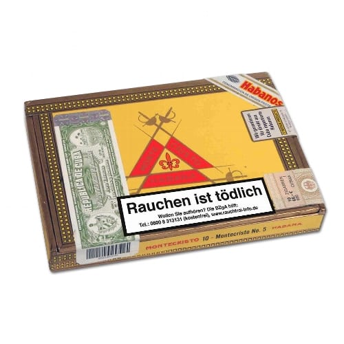 Montecristo No.5 Perla 10 Zigarren 66591