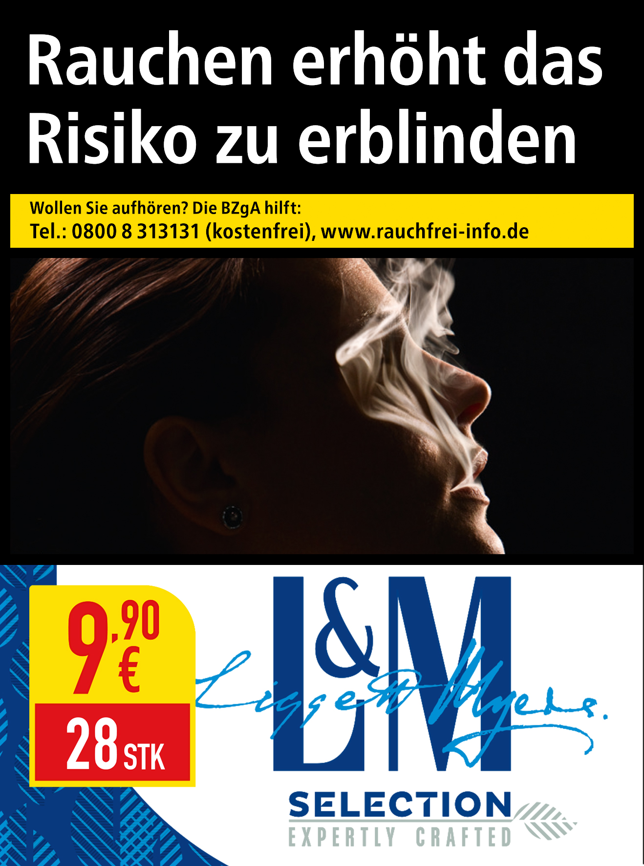 L&M Zigaretten Selection Blue 9,90 €