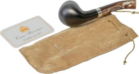 Pfeife Cesare Barontini "Elevato" schwarz matt, Ring  Acryl 440535