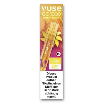 Einweg eZigarette Vuse GO Lemon Berry bis zu 1000 Puffs 4568