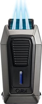 COLIBRI Zigarrenfeuerzeug "Quantum" chrom/schwarz 295302