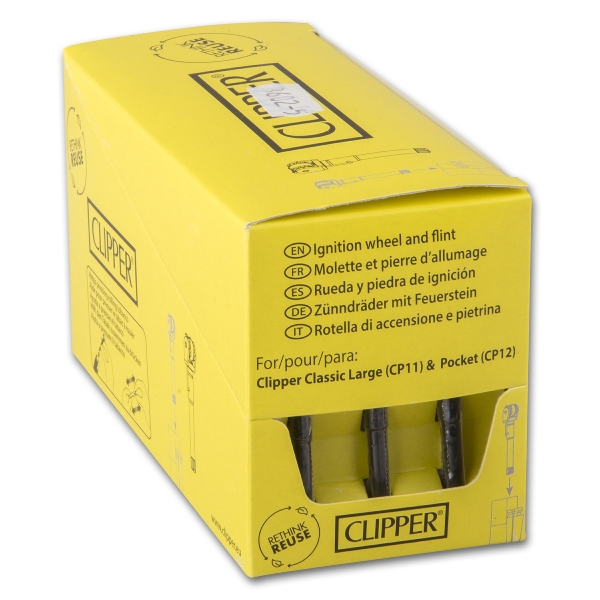 Feuerzeugsteine Flint System CLIPPER Display SW36025